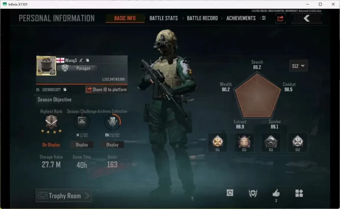 MOBILE Lvl 30 |SV 27.7M|CV 18,6M|MORE SKIN,DECREE VSS,KOI LR-AR2,MORE RED ITEM|MORE DETAIL CEK AB340B