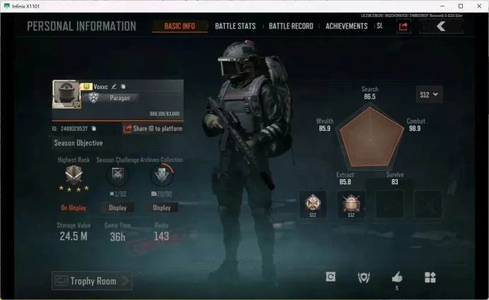 MOBILE Lvl 30 |SV 24.5M|CV 18,3M|MORE SKIN,SS AX50,S SHOVEL MORE RED ITEM|MORE DETAIL CEK AB341B