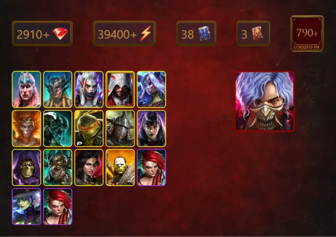 [STARTER]Toshiro+Riho+Loki+Scyl+Visix+Ezio Auditore+Wukong+Xenomorph+Michelangelo+Rathalos+Alice+Skeletor+35Epics