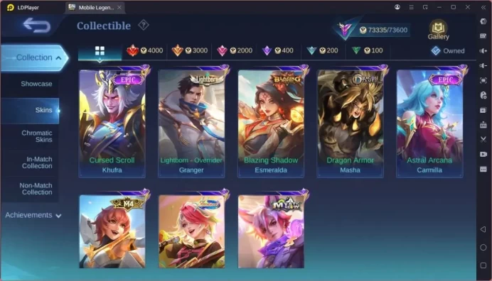 GLOBAL Hero 132 Skin 282|Aspirant Ruby|Prime Beatrix|HxH Cecillion|Luckybox eudora|AnnualStar Haya etc|Renowned Check SS ML1852B
