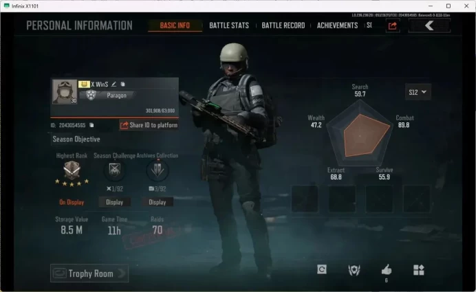 MOBILE Lvl 30|SV 8.5M|CV 2,6M|MORE SKIN,SS AX50,KNIGHT EL CID|MORE DETAIL CEK AB347B