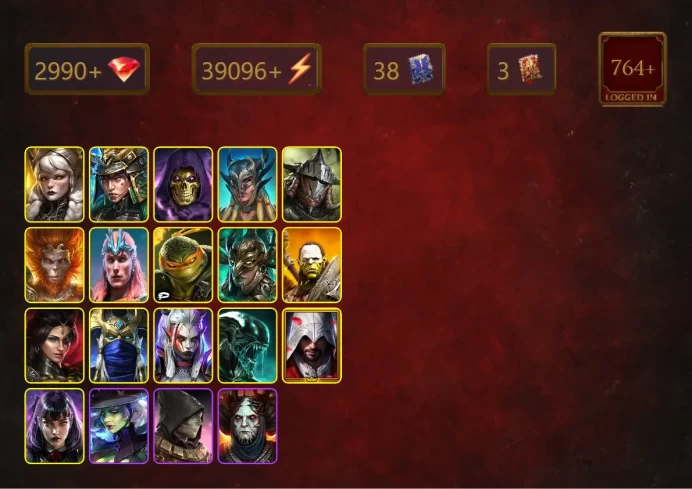 [STARTER]Harima+Senna Amberheart+Skeletor+Scyl+Rathalos+Wukong+Loki+Michelangelo+Leminisi the Gold-Wing+Artak+Adelyn+43Epics