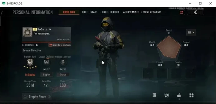 MOBILE Lv30|SV 35M|CV 19M|3 Set|B AK-74N,QS AKS-74U,Peak AEK,SS Groza,SS T03,Etc|HLC Tactical,03 Heavy|CN Off|Infinite(AB3127)