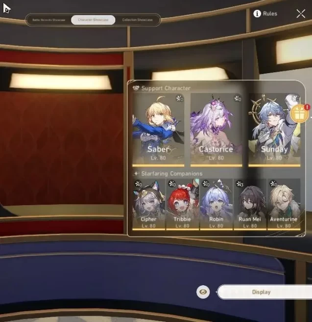 Asia|TL 70|2,2k SJ+Selector B5|Saber Prem Team|15 Limited|[Saber,Firefly,Cyrene,Casto]+Sign,Hyacine,Sunday,Etc|MC Male(HSR6880)
