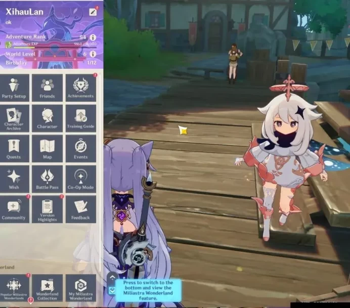ASIA |AR 54|6 Limited+3(*5Weapon)|Eula+Sign,Skirk,Chasca,Furina,YaeMiko,Alhaitam|Mc Male|Reuni ON|TakeMail|(GI6327)