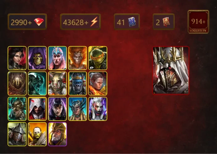 [STARTER]Siegfrund+Graazur+Adelyn+Skeletor+Loki+Wukong+Michelangelo+Xenomorph+Gaellut Son of the Pact+Warchief+46Epics