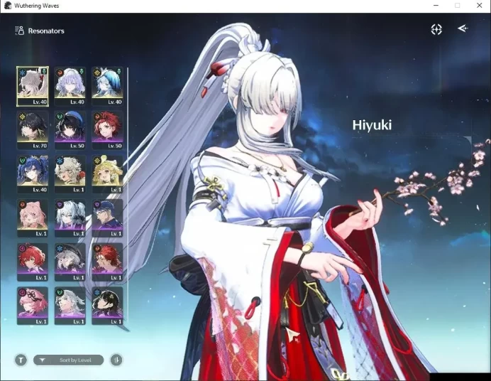 SEA | UL 47 | 3 Limited | Hiyuki+Sign, Mornye, Shorekeeper | Data Bank Lv 30 | MC Female | Log Kuro | Check SS(WW3295)