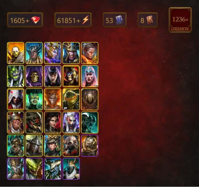 [STARTER]Harima+Graazur+Artak+Scyl+Deliana+Versulf+Ronda+Skartorsis+Skeletor+Alice+Deathknight+Loki+Ezio Auditore+53Epics