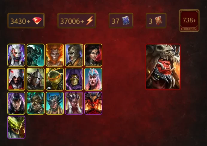 [STARTER]Ash'nar Dragonsoul+Wallmaster Othorion+Visix+Xenomorph+Wukong+Adelyn+Ezio Auditore+Rathalos+Michelangelo+34Epics