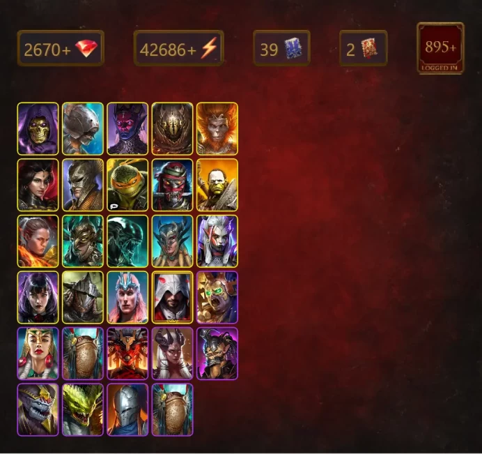 [STARTER]Wallmaster Othorion+Graazur+Skeletor+Nogdar+Ghostborn+Wukong+Adelyn+Michelangelo+Onryo Ieyasu+Artak+Ronda+47Epics