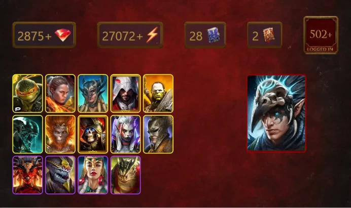 [STARTER]Nais the Shadowthief+Wallmaster Othorion+Michelangelo+Ronda+Scyl+Ezio Auditore+Artak+Xenomorph+Wukong+30Epics