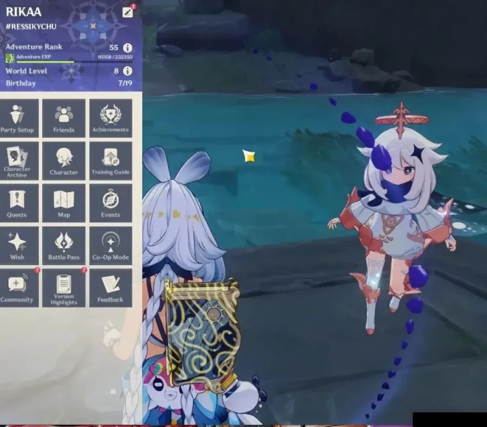 ASIA |AR 55|6 Limited+6(*5Weapon)|Mualani,Raiden,Xianyun,Ayato,albedo,Cyno|Mc Female|Low Explore Map|1 Skin|TakeMail|(GI6329)