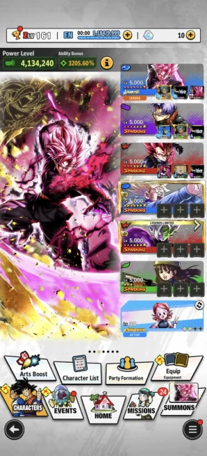 B163-IOS+Android-Meta-Good Team-LR Goku Black Full Red Star+Good Equipment+LF Zamasu Zenkai 10 Red Star+Goku Black 11 Red Star+God Vegeta