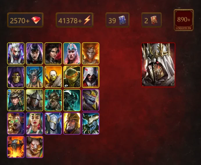 [STARTER]Siegfrund+Harima+Visix+Alice+Adelyn+Loki+Wukong+Skeletor+Scyl+Artak+Michelangelo+Ezio Auditore+Rathalos+31Epics