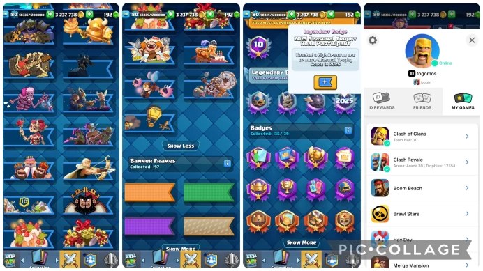 CR383//Arena 30 Level 80 12554 Trophies 121 Cards 21 Legendary Cards 12500 Trophies 80 LVL 24 EVO 125 EM 35K CRYSTALS 14 SKINS 3M COINS