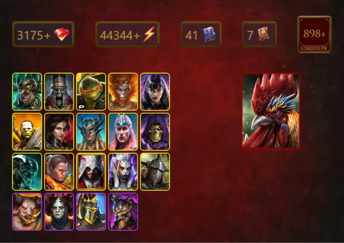 [STARTER]Galleus Bloodcrest+Georgid+Leminisi the Gold-Wing+Michelangelo+Wukong+Alice+Uzol of the Jade+Artak+Adelyn+Scyl+42Epics