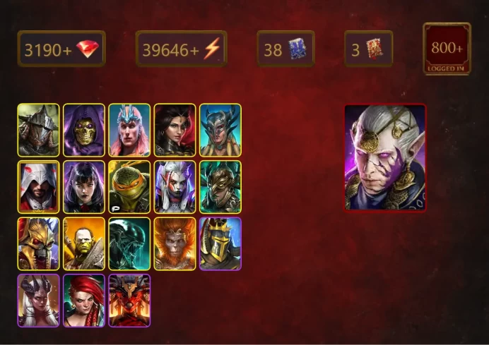 [STARTER]Starsage Galathir+Nekhret+Rathalos+Skeletor+Loki+Adelyn+Scyl+Ezio Auditore+Alice+Michelangelo+Visix+43Epics