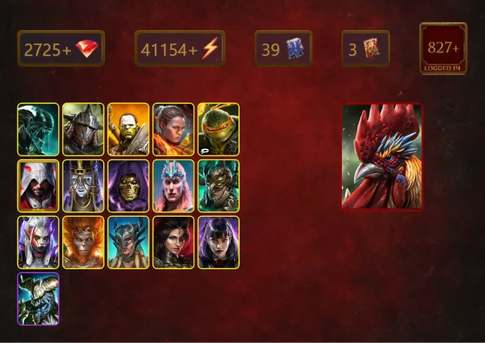 [STARTER]Galleus Bloodcrest+Ankora+Alsgor Crimsonhorn+Xenomorph+Rathalos+Belz the Reckoner+Artak+Ronda+Michelangelo+40Epics