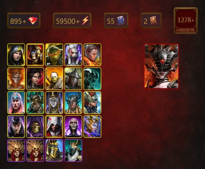 [STARTER]Teodor+Ankora+Kurosa the Covetous+Aleksandr+Deathknight+Michelangelo+Visix+Ronda+Wukong+Adelyn+Artak+51Epics