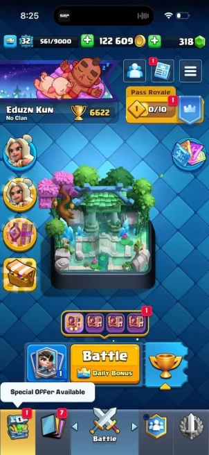 CR376//Arena 21 Level 32 6600 Trophies 109 Cards 20 Legendary Cards