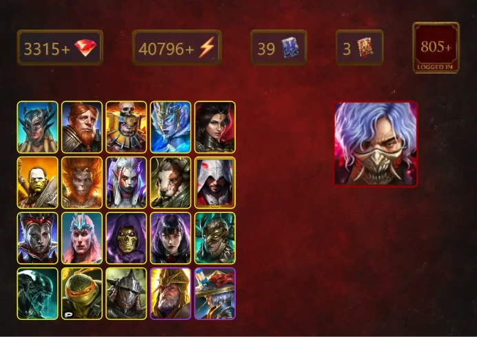 [STARTER]Toshiro+Queen of Hearts+Scyl+Gnut+King Garog+Pyxniel+Adelyn+Artak+Venalicia Thrallmother+Wukong+Visix+45Epics