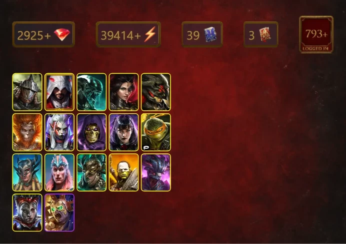 [STARTER]Helicath+Queen of Hearts+Rathalos+Ezio Auditore+Xenomorph+Adelyn+Elva Autumnborn+Wukong+Visix+Skeletor+Alice+43Epics