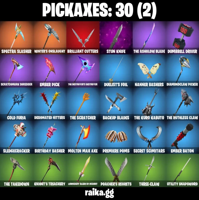 26 skins | Vivi Chroma | Subzero Cryptic | Fancy Peter Griffin | Harbinger Armor Omegarok | Burning Ambition Valeria | A3205