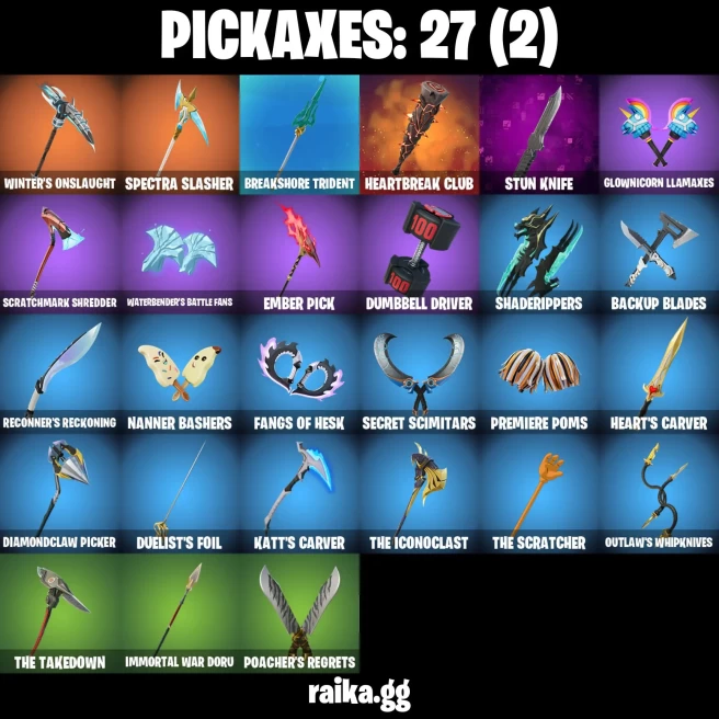 24 skins | Fancy Peter Griffin | Burning Ambition Valeria | Knight's Helm | Harbinger Armor Omegarok | Poseidon | A3648