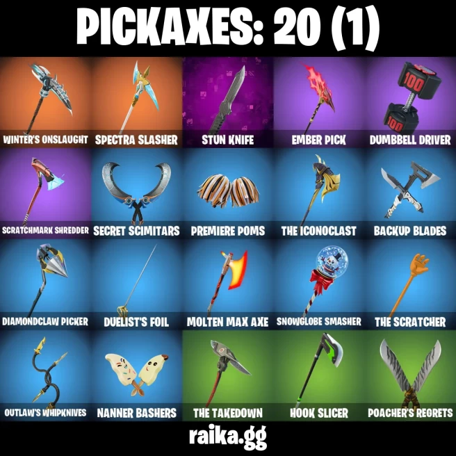 19 skins | Fancy Peter Griffin | Knight's Helm | Harbinger Armor Omegarok | Burning Ambition Valeria | Solid Snake | A3659
