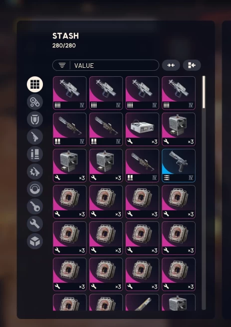 ARC19//PC Account Level 75 4.3 Million Stash Cash 75lvl Max 70 Blueprints 3 Lvl Max Benches Scrappy Max 5 Lvl