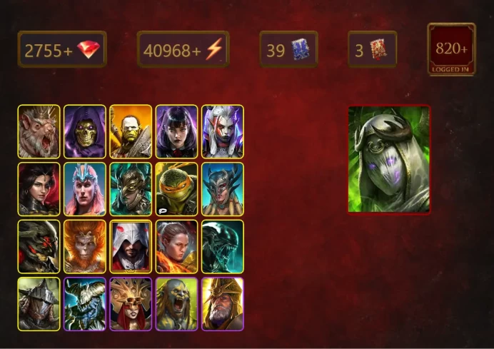 [STARTER]Gnishak+Elva Autumnborn+Theodosia+Skeletor+Artak+Alice+Visix+Adelyn+Loki+Leminisi the Gold-Wing+Michelangelo+36Epics