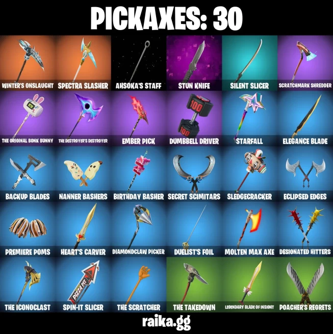 25 skins | Vivi Chroma | Subzero Cryptic | Fancy Peter Griffin | Burning Ambition Valeria | Knight's Helm | A3906