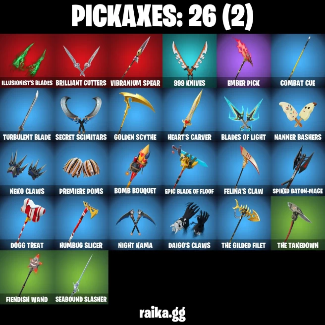 18 skins | Slayer Juice WRLD | Santa Dogg | Shadowstruck Director | helmet on | Midnight Skye | Dynamo TNToon-a | A3912