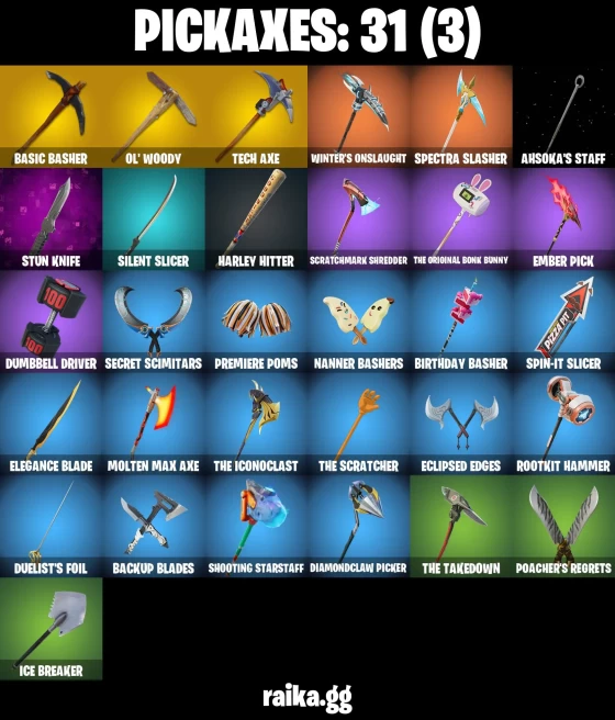 26 skins | Peter Griffin | Collector Kado Thorne | Knight's Helm | Burning Ambition Valeria | Harbinger Armor Omegarok | A3982