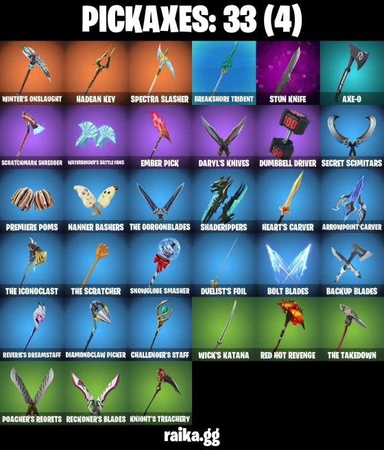 28 skins | Knight's Helm | Burning Ambition Valeria | Fancy Peter Griffin | Harbinger Armor Omegarok | Musha | Zeus | A3983