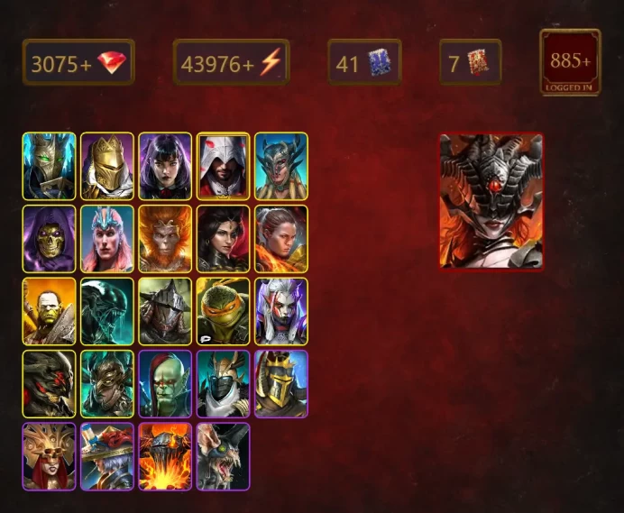 [STARTER]Kalvalax+Elva Autumnborn+Kurosa the Covetous+Raglin+Alice+Ezio Auditore+Scyl+Skeletor+Loki+Wukong+Adelyn+Ronda+46Epics