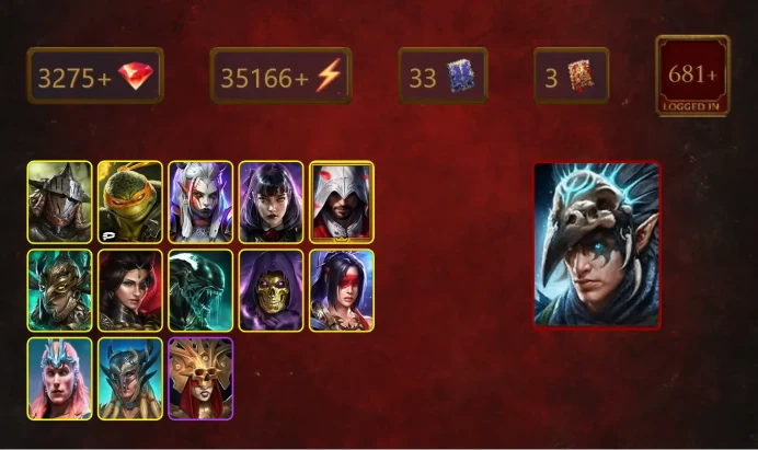 [STARTER]Nais the Shadowthief+Tatsu+Rathalos+Michelangelo+Visix+Alice+Ezio Auditore+Leminisi the Gold-Wing+Adelyn+30Epics