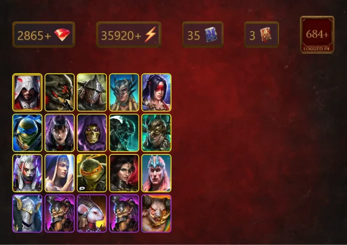 [STARTER]Martyr+Tatsu+Ezio Auditore+Elva Autumnborn+Rathalos+Scyl+Leonardo+Alice+Skeletor+Xenomorph+30Epics