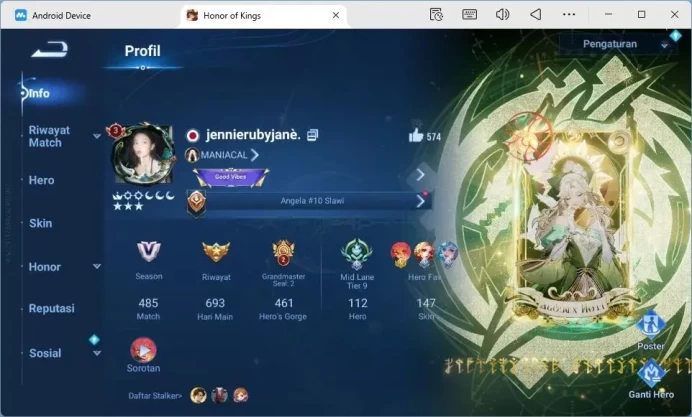 Global Starter Hero112 Skin1474 |Lny2024 DaQiao|SaintSaya Dharma |GM Gan&Mo|Many Epic| LogLI ETC Check SS HOK327B
