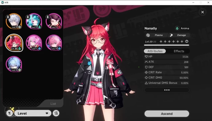 EU HL 3 | Fresh Starter 1 SSR (Nanally) + 5 SR (Edgar,Mint,Adler,Haniel,Aurelia) | Log Email | Check SS (NTE723)