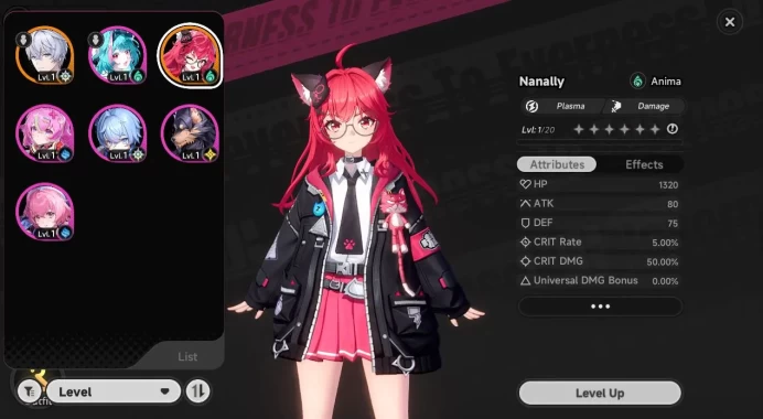GLOBAL EU|1 SSR Limited Nanally + 5 SR(Aurelia,Skia,Haniel,Etc) + Selector ON|Log Email|Take Email|SS(NTE735)