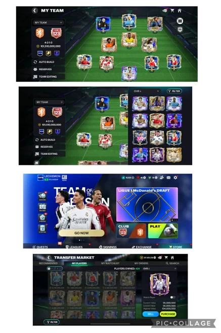 123 OVR | meta team | Gullit | 19k shards | ios + Android both