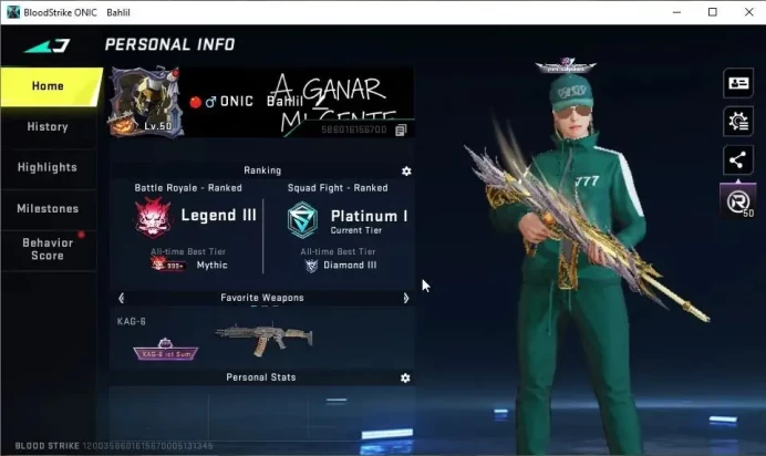 ASIA|Collab 7DS[Galil,QBZ95,Kar98k,AK47]|Collab EVA[KATYA,SCAR]|15 ULTRA[VAL,NOVA,ZERO,MCX,KAG-6,Etc]|4 Limited|NetEase(BLS4350)