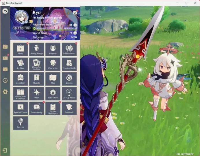 ASIA|AR 60|14 Limited|[R.Shogun,Yelan,Arlecchino,Neuvillette+C1]+Sign, Furina,Nahida,Zibai,Xilone,Kazuha|Check SS|GI175B