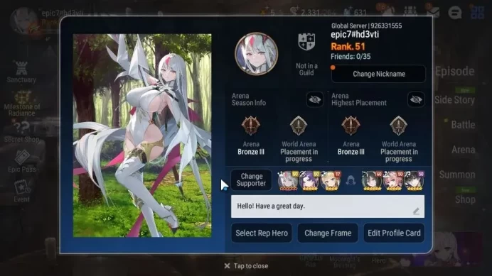 GLOBAL Unverif|New Era|5 ML(NM Luna,WOTM Tenebria,DD Ray,Zio,LC Bellona)+AS Flan,Etc|Auto W Hunt|219K Stigma|Stove(ES4708)