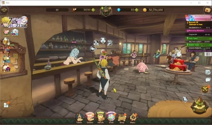 Global|657K CC|Chapter 4|4 UR+Collab ReZero|Tristan,Mael,Elimeli,DKM,TM Rem,S&B,Reinhard,Echidna|CodeOnly(SDS4383)