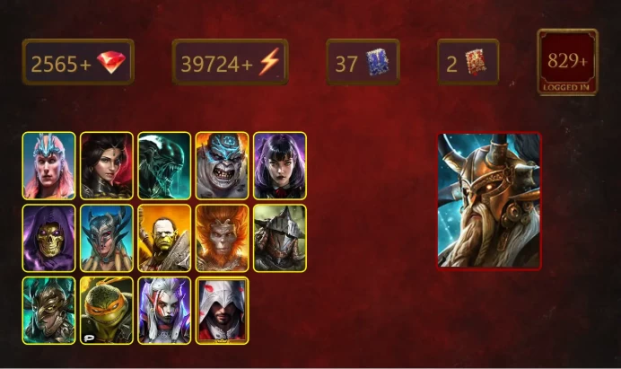 [STARTER]Alaz+Klaazag Keyhulk+Ugir the Wyrmeater+Loki+Adelyn+Xenomorph+Alice+Skeletor+Scyl+Artak+Wukong+Rathalos+46Epics