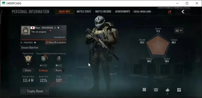 MOBILE Lv30|SV 111M|CV 98M| Wire Set+Highland Set | AX50 SS | Groza SS, ScarL SS |CN ON|Infinite|(AB3131)
