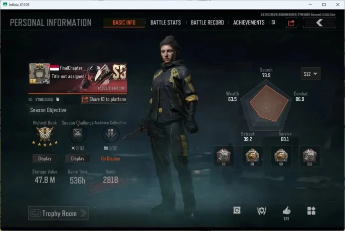 MOBILE Lvl 30|SV 47,8M|CV 17,6M|MORE SKIN,KOI LR-AR2,DECREE LR-AR1,VSS,03 HEAVY,B MACHETE,UTOPIA|MORE DETAIL CEKAB359B