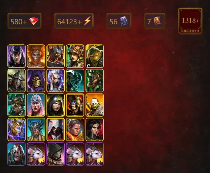 [STARTER]Kro'khad the Throatripper+Cecilia the Red Hope+Alice+Wukong+Ignatius+Michelangelo+Rathalos+Skeletor+Visix+Rae+52Epics